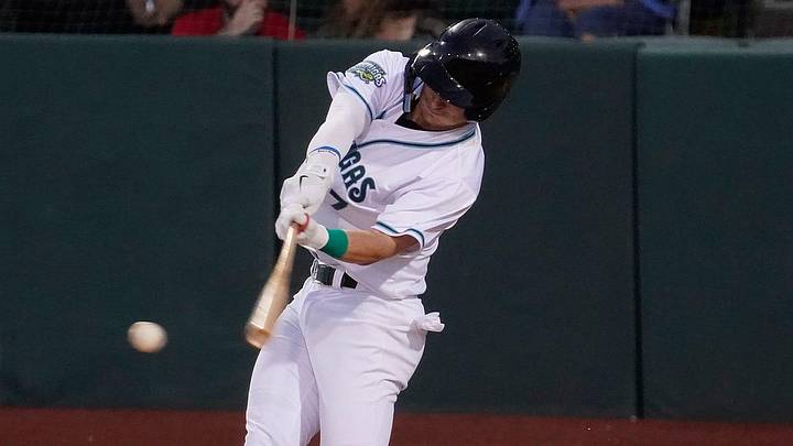 Tortugas Austin Hendrick at bat 