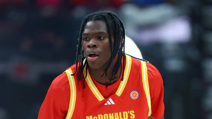 Mar 31, 2026; Glendale, AZ, USA; Jordan Smith Jr (23) during the McDonalds All American Boys Game at Desert Diamond Arena. Mandatory Credit: Mark J. Rebilas-Imagn Images Mar 31, 2026; Glendale, AZ, USA; Jordan Smith Jr (23) during the McDonalds All American Boys Game at Desert Diamond Arena. Mandatory Credit: Mark J. Rebilas-Imagn Images