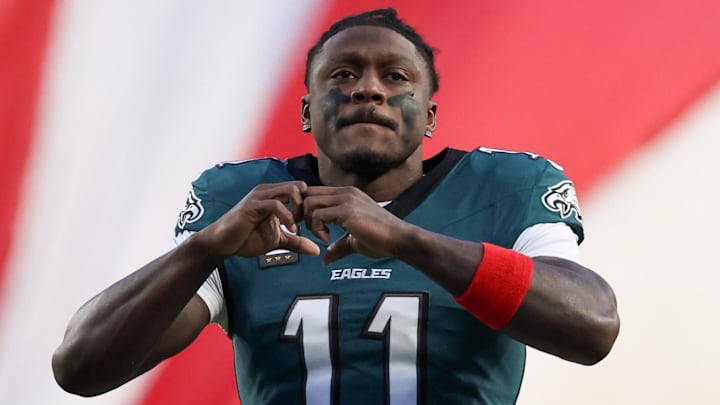 Philadelphia Eagles wide receiver A.J. Brown Philadelphia Eagles wide receiver A.J. Brown
