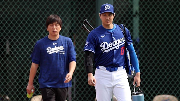 Shohei Ohtani y su ex intérprete Ippei Mizuhara cuando trabajaban juntos en la MLB 
