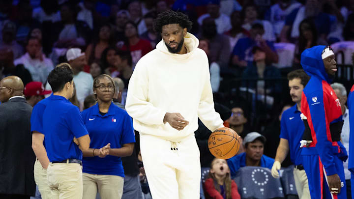 The reigning MVP hasn't played for the Sixers this season 