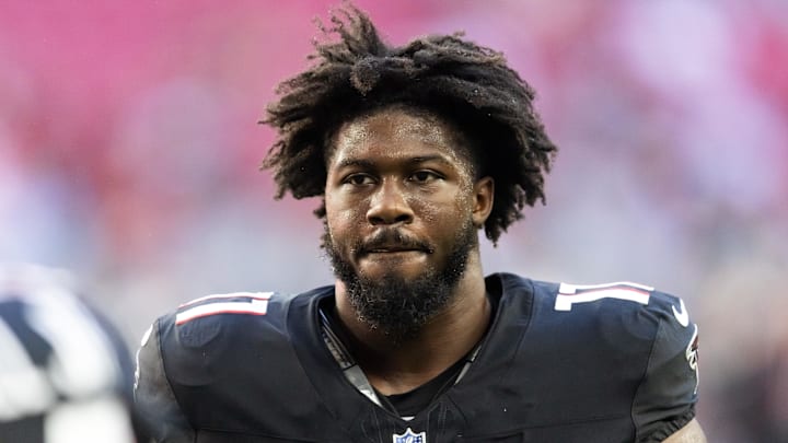 Atlanta Falcons linebacker Jalon Walker 