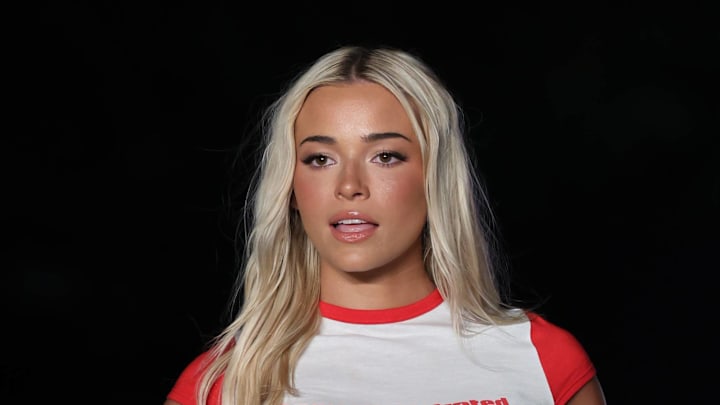 Livvy Dunne walks the runway at the Sports Illustrated Swimsuit Runway Show.