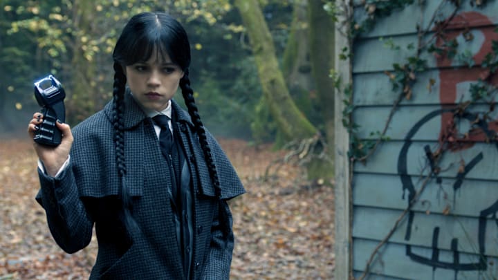 Wednesday. Jenna Ortega as Wednesday Addams in episode 207 of Wednesday