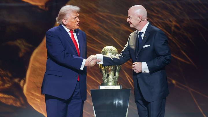 Donald Trump, Gianni Infantino Donald Trump, Gianni Infantino