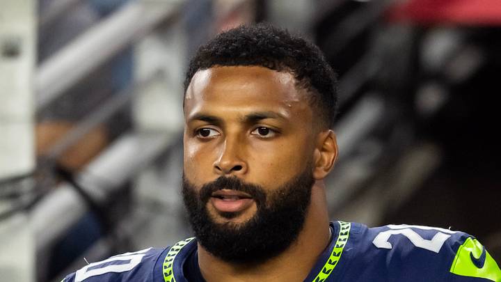 Seattle Seahawks safety Julian Love against the Arizona Cardinals. Seattle Seahawks safety Julian Love against the Arizona Cardinals.