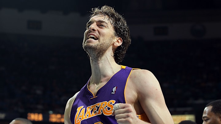 Gasol fue campeón en dos ocasiones con los Lakers