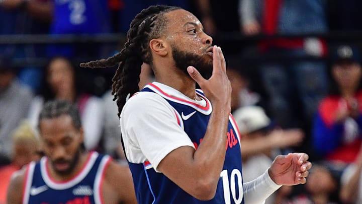 Los Angeles Clippers guard Darius Garland Los Angeles Clippers guard Darius Garland