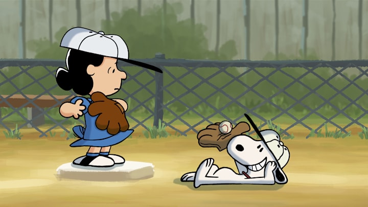 Lucy van Pelt and Snoopy in “It’s the Small Things, Charlie Brown,” now streaming on Apple TV+.