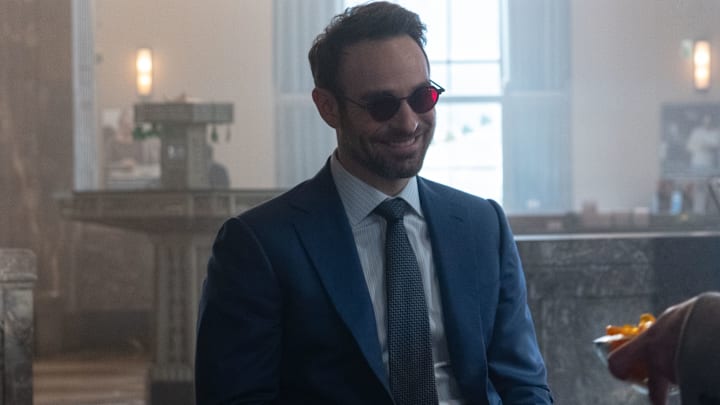 Daredevil/Matt Murdock (Charlie Cox) in Marvel Television's DAREDEVIL: BORN AGAIN, exclusively on Disney+. Photo by Giovanni Rufino. © 2025 MARVEL.