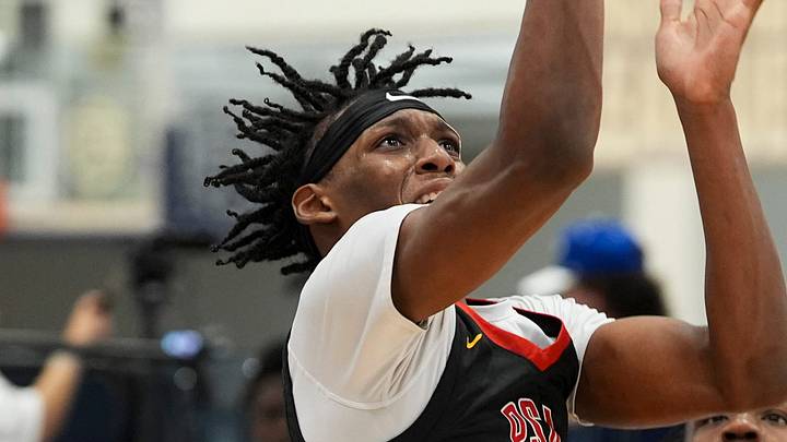 PSA Cardinals’ Dylan Mingo (2) shoots the ball during a game at Nike EYBL at the Memphis Sports & Events Center on Saturday, May 17, 2025. PSA Cardinals’ Dylan Mingo (2) shoots the ball during a game at Nike EYBL at the Memphis Sports & Events Center on Saturday, May 17, 2025.