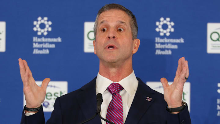 New York Giants - head coach John Harbaugh