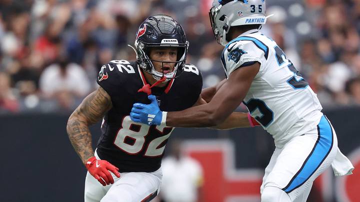 Houston Texans wide receiver Jaylin Noel (82) 