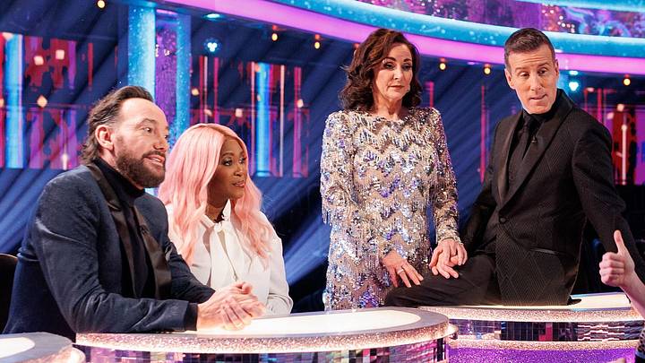 Craig Revel Horwood, Motsi Mabuse, Shirley Ballas and Anton Du Beke seen during the filming of the Strictly Come Dancing sketch as part of the 2025 Red Nose Day campaign. Craig Revel Horwood, Motsi Mabuse, Shirley Ballas and Anton Du Beke seen during the filming of the Strictly Come Dancing sketch as part of the 2025 Red Nose Day campaign.