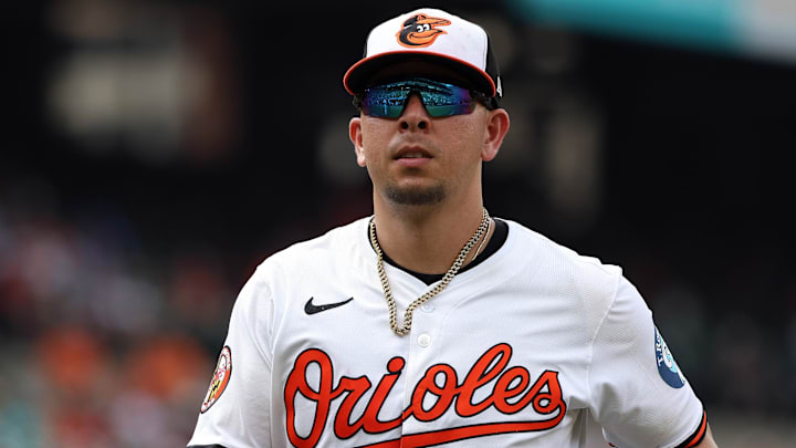 Jun 29, 2025; Baltimore, Maryland, USA; Baltimore Orioles third baseman Ramon Urias (29) runs off of the field during the seventh inning against the Tampa Bay Rays at Oriole Park at Camden Yards. Mandatory Credit: Daniel Kucin Jr.-Imagn Images Jun 29, 2025; Baltimore, Maryland, USA; Baltimore Orioles third baseman Ramon Urias (29) runs off of the field during the seventh inning against the Tampa Bay Rays at Oriole Park at Camden Yards. Mandatory Credit: Daniel Kucin Jr.-Imagn Images