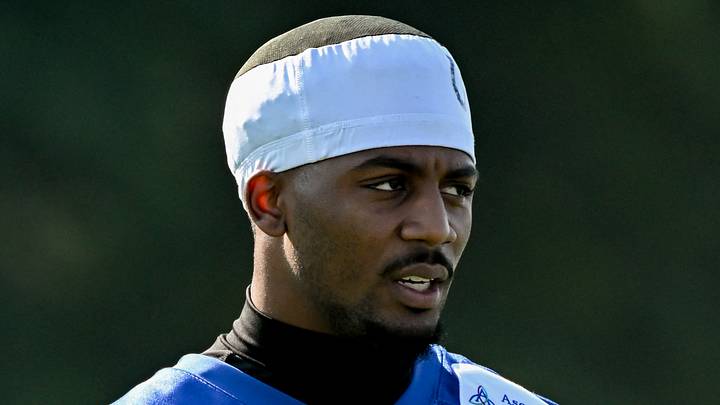 Indianapolis Colts cornerback Justin Walley participates in a drill
