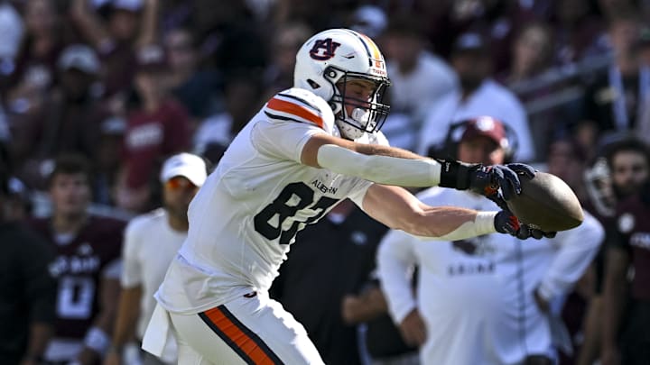 Auburn Tigers tight end Brandon Frazier Auburn Tigers tight end Brandon Frazier