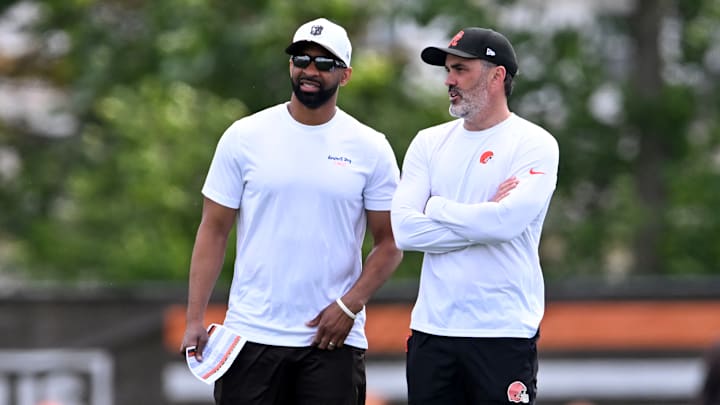 Cleveland Browns GM Andrew Berry, left, with head coach Kevin Stefanski Cleveland Browns GM Andrew Berry, left, with head coach Kevin Stefanski