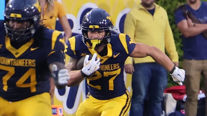 West Virginia University running back Clay Ash