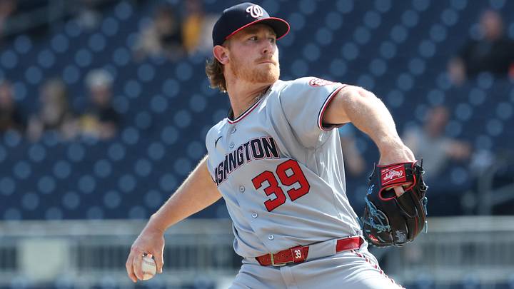 Washington Nationals pitcher Clayton Beeter Washington Nationals pitcher Clayton Beeter