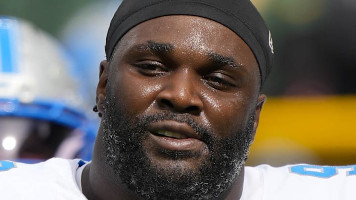 Detroit Lions defensive tackle DJ Reader (98) prior to the game against the Green Bay Packers at Lambeau Field last year. Detroit Lions defensive tackle DJ Reader (98) prior to the game against the Green Bay Packers at Lambeau Field last year.
