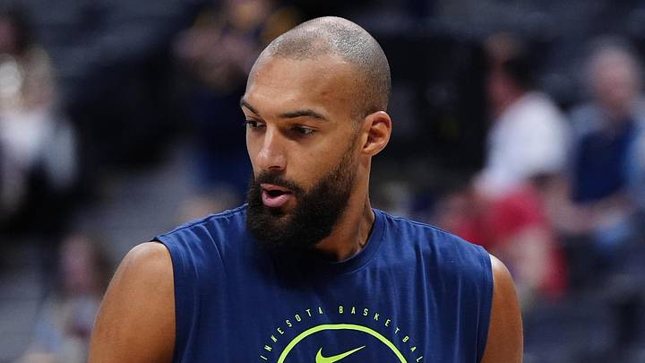 Mar 1, 2026; Denver, Colorado, USA; Minnesota Timberwolves center Rudy Gobert (27) before the game against the Denver Nuggets at Ball Arena. Mandatory Credit: Ron Chenoy-Imagn Images Mar 1, 2026; Denver, Colorado, USA; Minnesota Timberwolves center Rudy Gobert (27) before the game against the Denver Nuggets at Ball Arena. Mandatory Credit: Ron Chenoy-Imagn Images