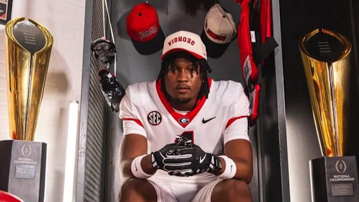 2026 prospect Tyriq Green during a visit to the University of Georgia