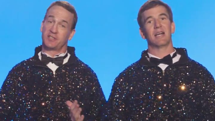 Peyton and Eli Manning created a musical to promote the upcoming season of the "ManningCast."