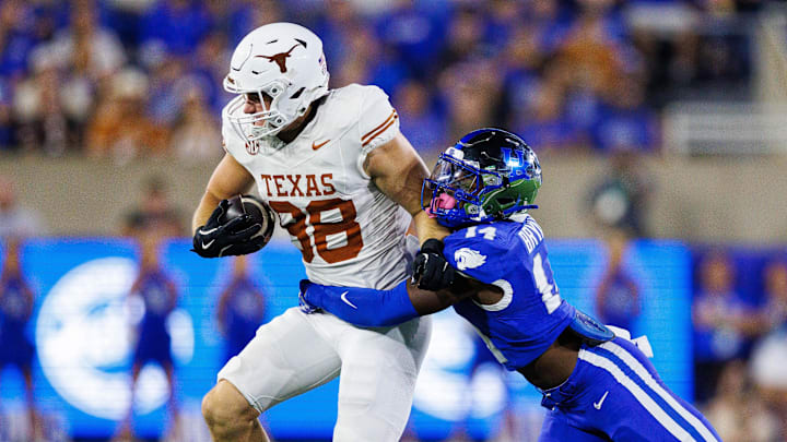 Texas Longhorns tight end Jack Endries.