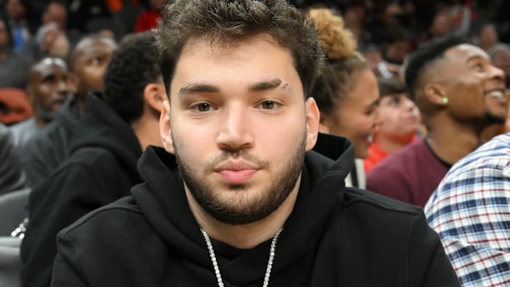 Celebrities Attend Toronto Raptors v Atlanta Hawks