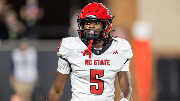 North Carolina State Wolfpack wide receiver Noah Rogers (5)