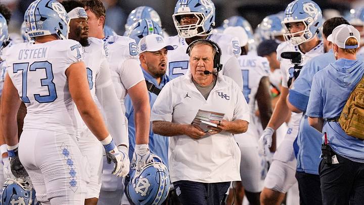 North Carolina coach Bill Belichick is back for Year 2 and will kick off the season against TCU in Ireland. North Carolina coach Bill Belichick is back for Year 2 and will kick off the season against TCU in Ireland.
