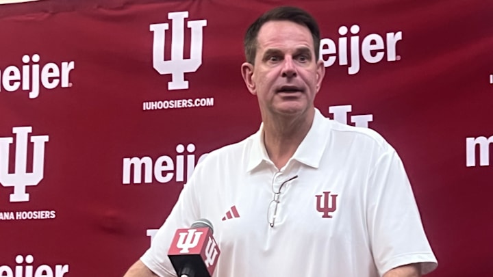 Indiana football coach Curt Cignetti speaks to reporters after a 27-14 victory over Old Dominion on Aug. 30, 2025. Indiana football coach Curt Cignetti speaks to reporters after a 27-14 victory over Old Dominion on Aug. 30, 2025.