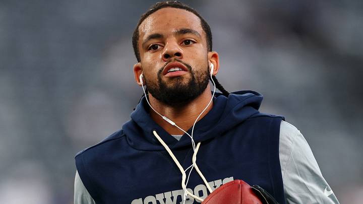 Dallas Cowboys cornerback Cobie Durant warms up prior to the game against the New York Giants at MetLife Stadium. Dallas Cowboys cornerback Cobie Durant warms up prior to the game against the New York Giants at MetLife Stadium.