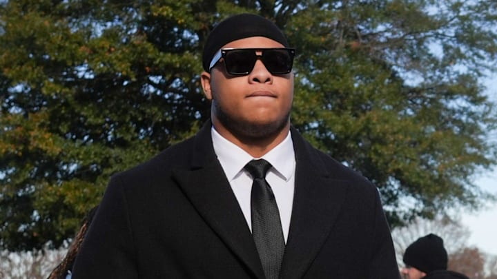 Clemson defensive lineman Peter Woods (11) before the game at Williams-Brice Stadium Saturday, November 29, 2025.