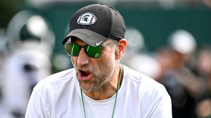 Michigan State’s defensive coordinator Joe Rossi calls out to players during football practice on Monday, Aug. 17, 2026, in East Lansing. Michigan State’s defensive coordinator Joe Rossi calls out to players during football practice on Monday, Aug. 17, 2026, in East Lansing.