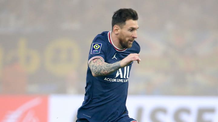 Messi lors du match face à l'OM