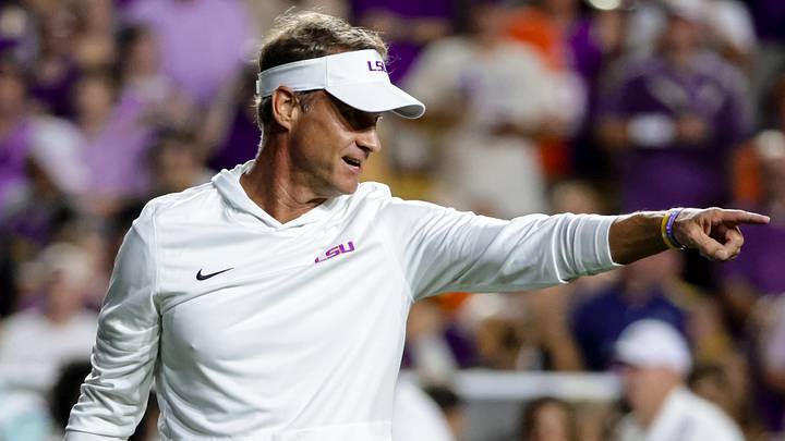 LSU head coach Lane Kiffin