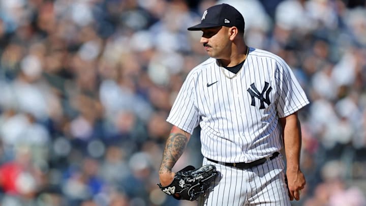 New York Yankees starting pitcher Nestor Cortes (65)