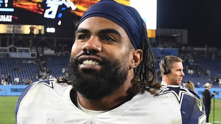 Former Dallas Cowboys running back Ezekiel Elliott Former Dallas Cowboys running back Ezekiel Elliott