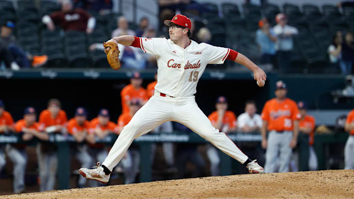 Feb 22, 2026; Arlington, TX, USA; Louisville vs Auburn during the Amegy Bank College Baseball Series at Globe Life Field. Mandatory Credit: Chris Jones-Imagn Images