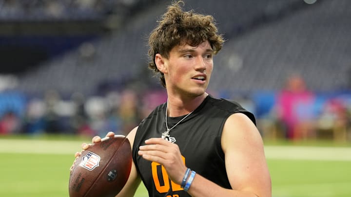 Drew Allar talked about his meeting with Mike McCarthy a couple months ago.