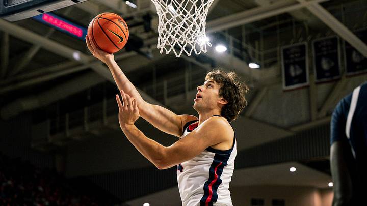 Gonzaga Bulldogs forward Braden Huff.
