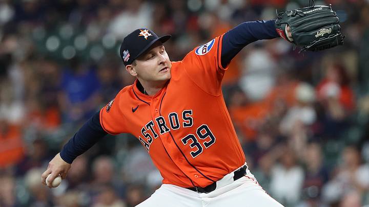 Houston Astros starting pitcher Hayden Wesneski  Credit: Thomas Shea | Imagn Images