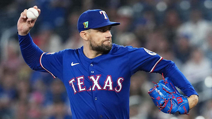 Texas Rangers pitcher Nathan Eovaldi.