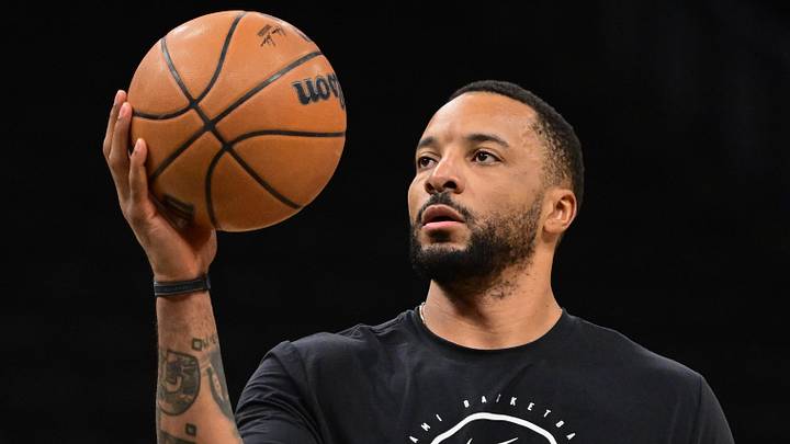 Feb 24, 2026; Milwaukee, Wisconsin, USA; Miami Heat guard Norman Powell (24) warms up before game against the Milwaukee Bucks at Fiserv Forum. Mandatory Credit: Benny Sieu-Imagn Images
