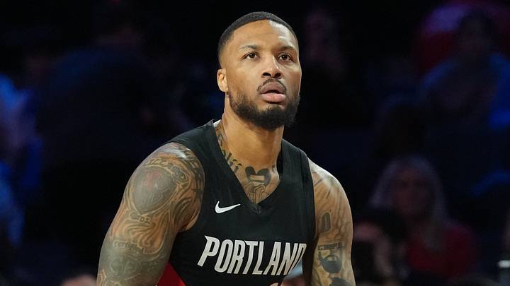 Feb 14, 2026; Los Angeles, CA, USA; Portland Trail Blazers guard Damian Lillard (0) competes in the three point contest during the 2026 NBA All Star Saturday Night at Intuit Dome. Mandatory Credit: Kirby Lee-Imagn Images Feb 14, 2026; Los Angeles, CA, USA; Portland Trail Blazers guard Damian Lillard (0) competes in the three point contest during the 2026 NBA All Star Saturday Night at Intuit Dome. Mandatory Credit: Kirby Lee-Imagn Images