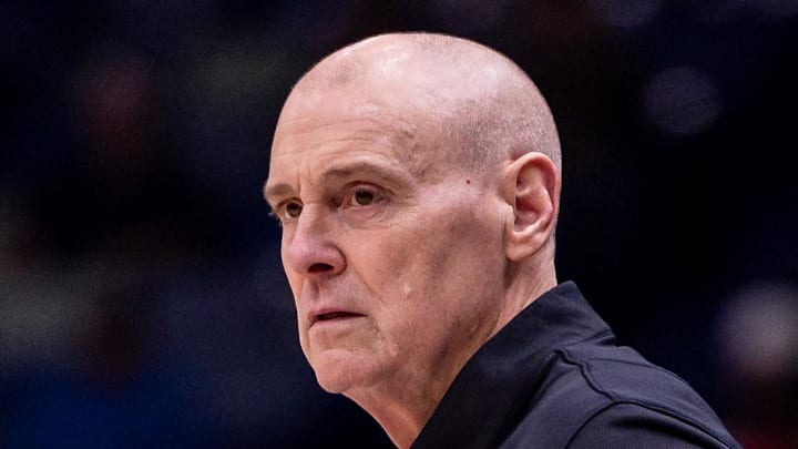 Indiana Pacers Head Coach Rick Carlisle looks on against the New Orleans Pelicans.