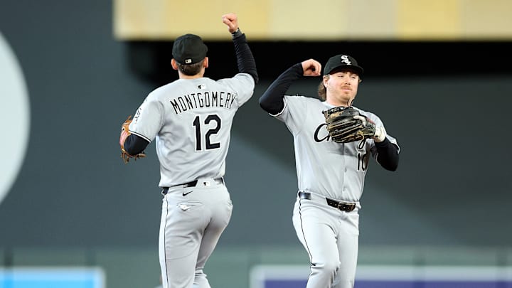 Colson Montgomery, Chase Meidroth - Chicago White Sox v Minnesota Twins