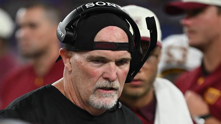 Washington Commanders head coach Dan Quinn